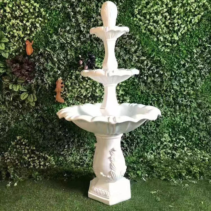 Wedding Fountain - 2 meters fiberglass thin fountain, fiberglass
