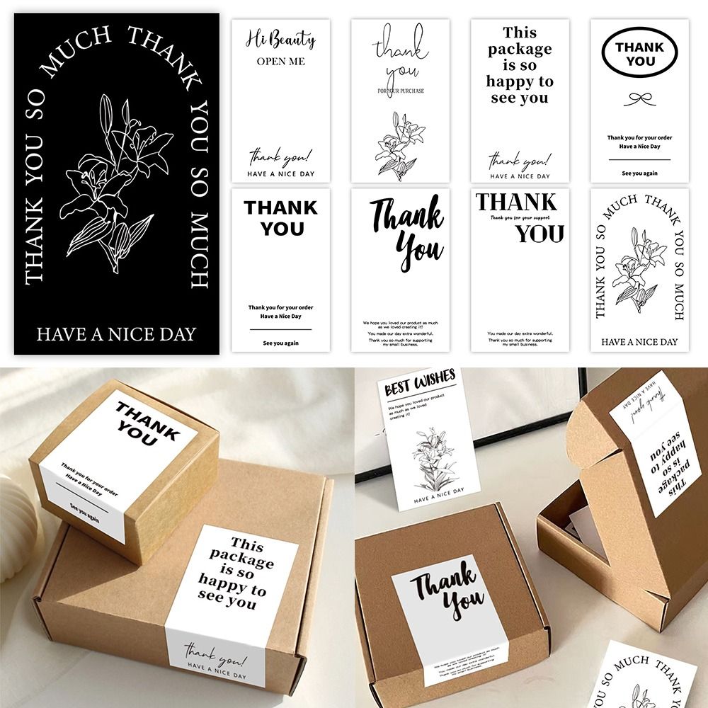 Wedding Souvenir - 50PCS White Thank You for Your