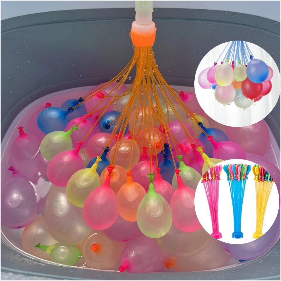 Confetti Balloon Set - Fast Water Filling Balloon Self-tying Summer