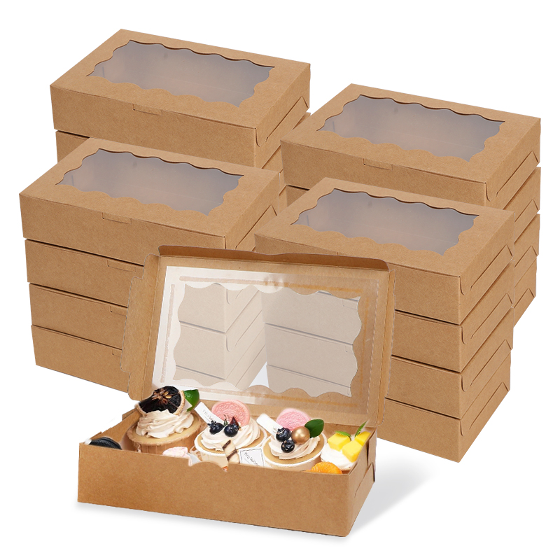 Wedding Cake Supply - 5/10/20pcs Cake Bakery Box With Window