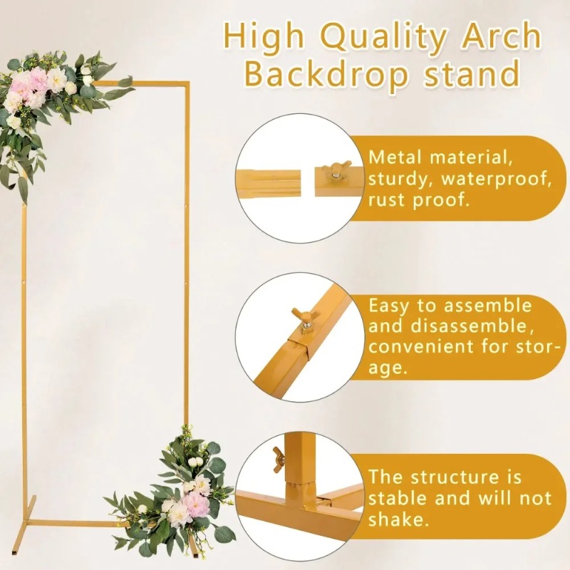 Wedding Arch 6.6FT X 6.6FT Squ - Wedding Balloon Arch review and price