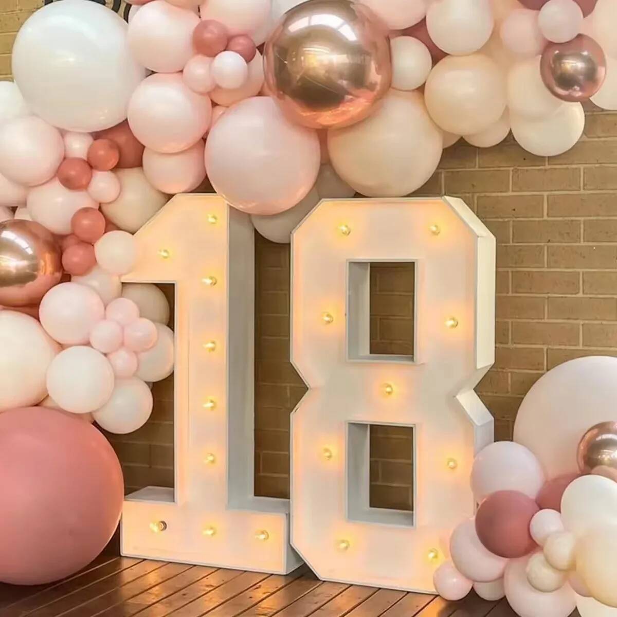Giant Number Led Light for Kid - Confetti Balloon Set review and price