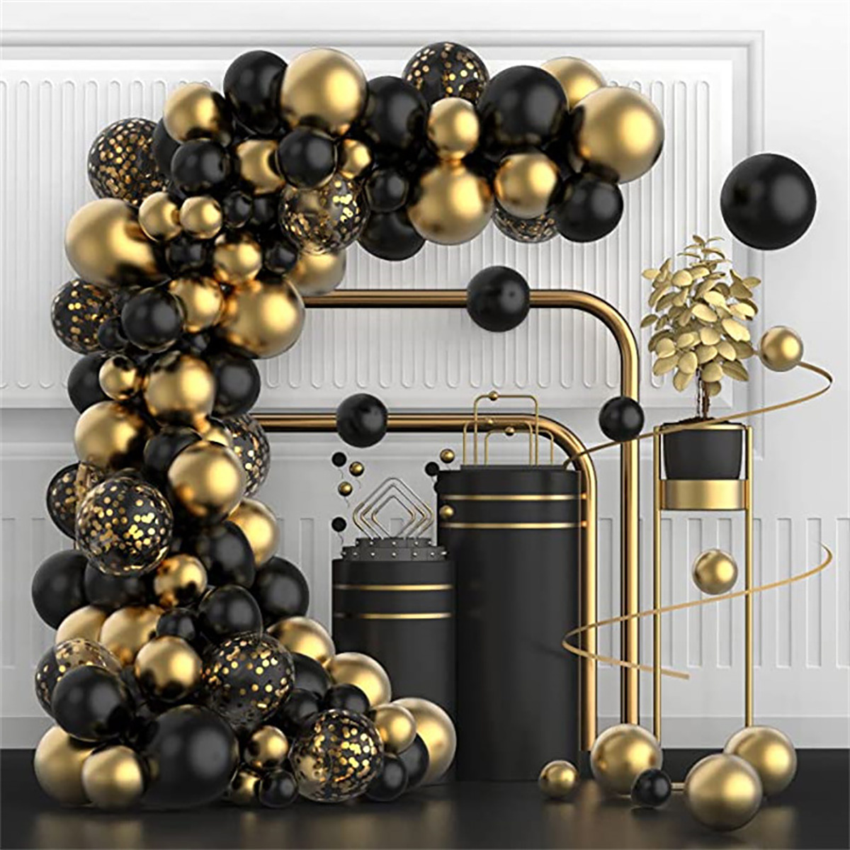 102Pcs Black Metallic Gold Con - Wedding Supply Kit review and price