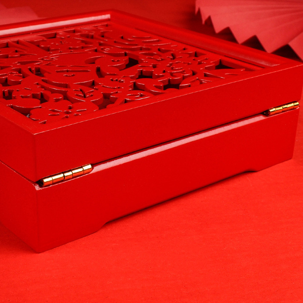 Red Chinese Style Carved Weddi - Wedding Souvenir review and price