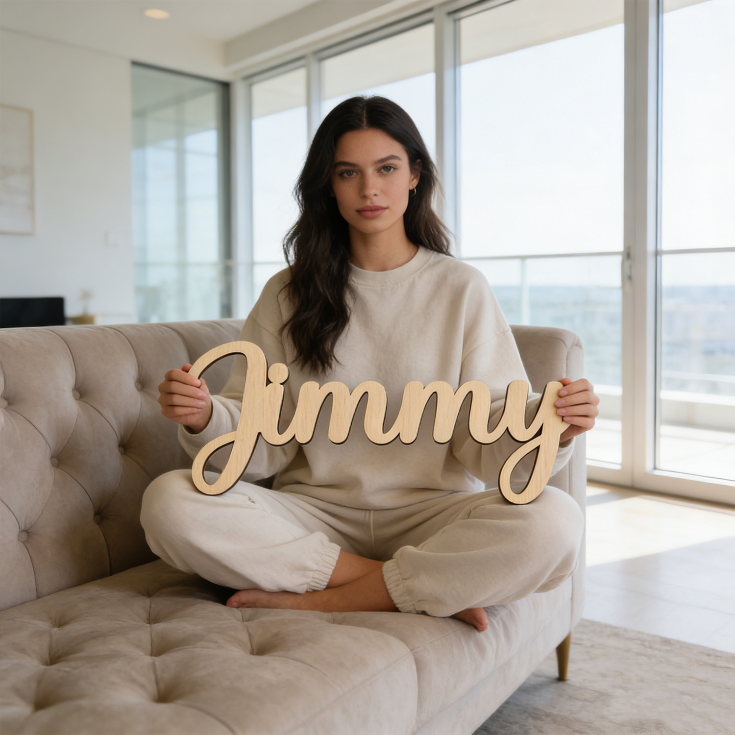 1pc Unique wooden name tag, Cu - Wedding Souvenir review and price