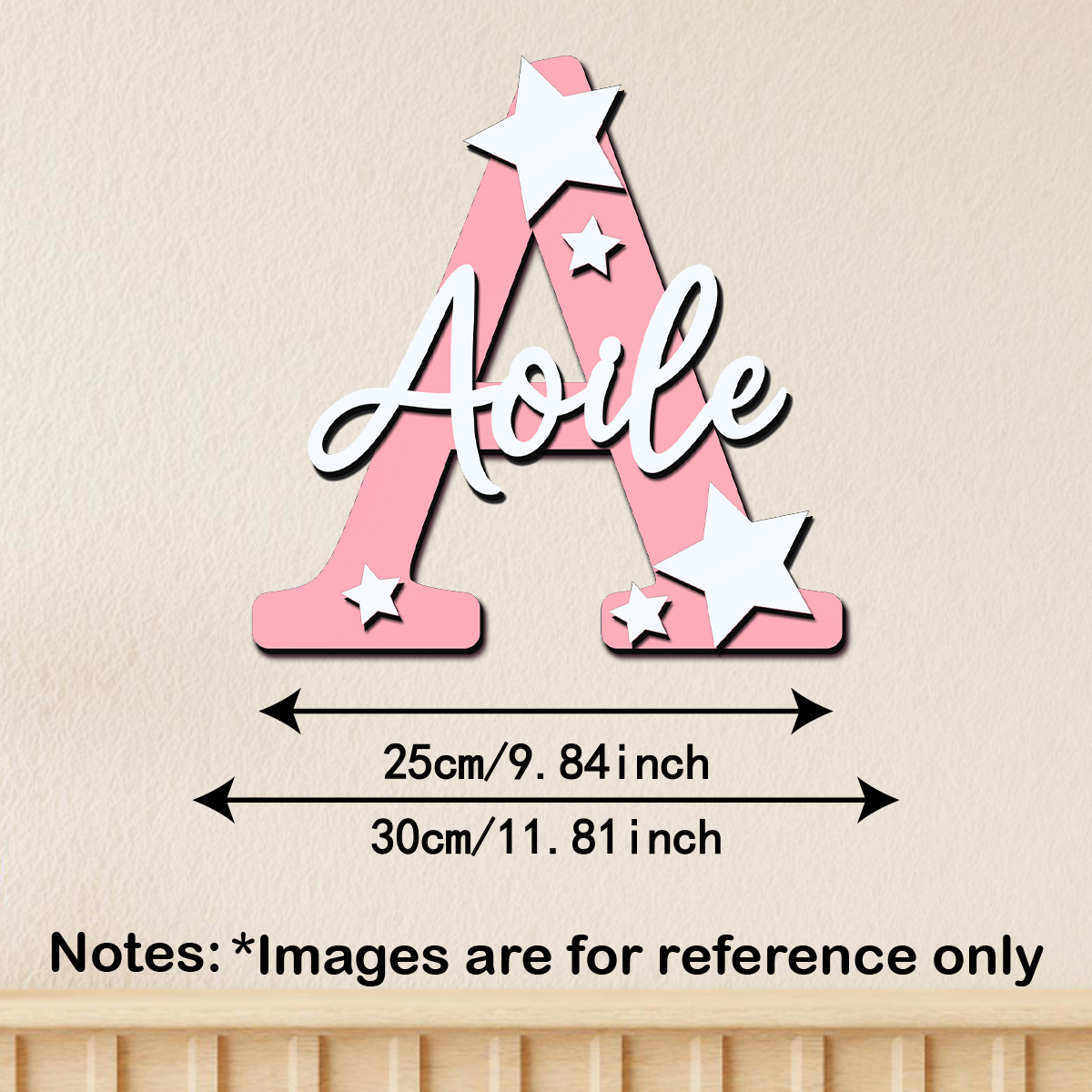 1pc Custom Star Initial Wooden - Wedding Souvenir review and price
