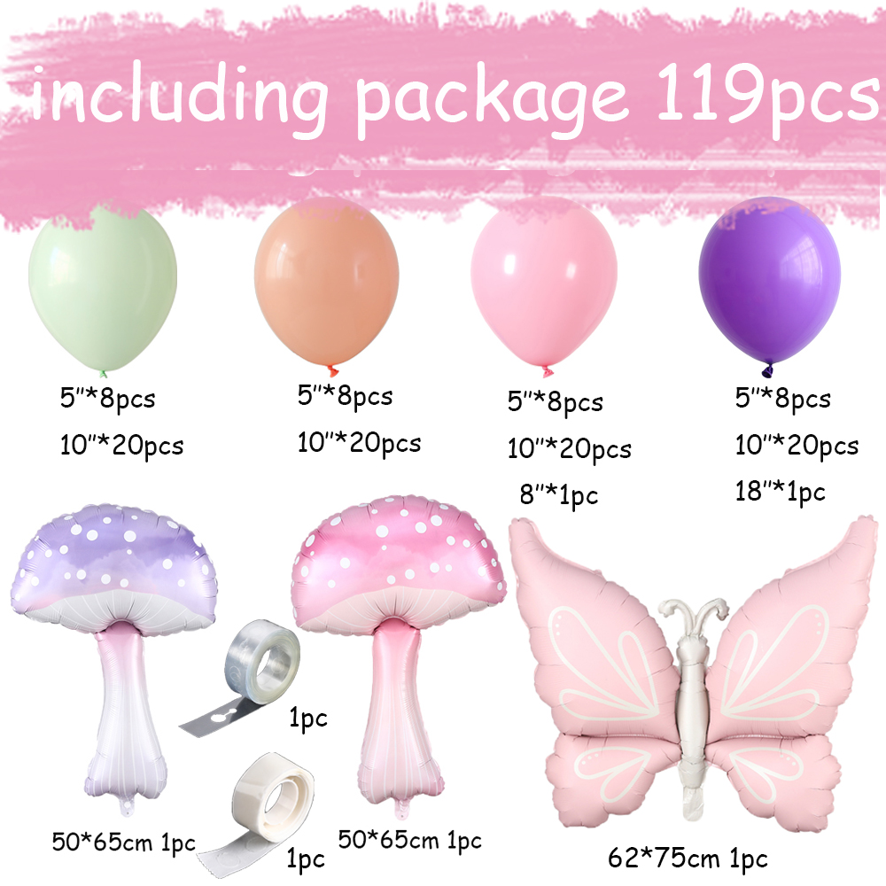 Mushroom Butterfly Balloon Gar - Wedding Supply Kit review and price
