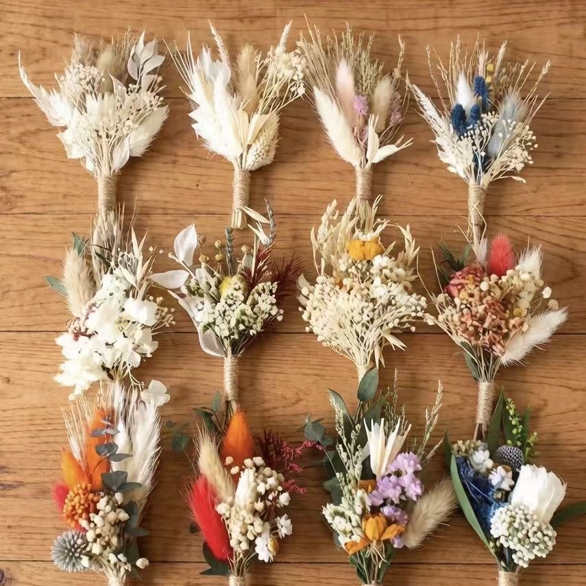 6 Bouquets/Lot Dried Flower Mi - Wedding Supply Rentals review and price