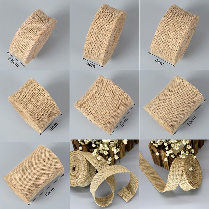 2M/Roll Natural Jute Burlap Ri - Wedding Supply Rentals review and price