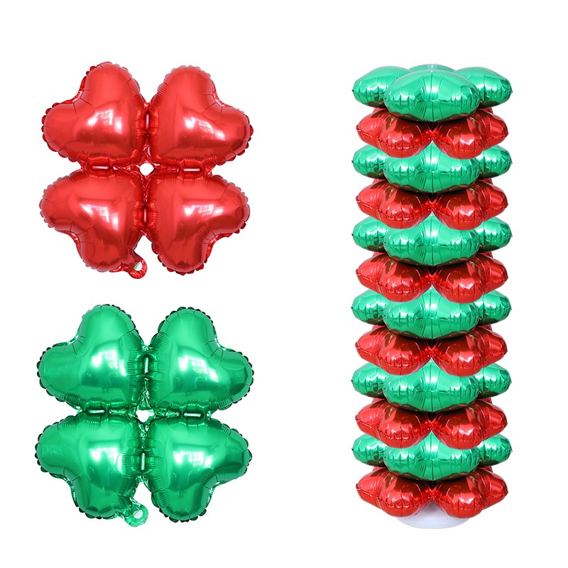 10pcs 18inch 4Petals Flower Al - Wedding Balloon Arch review and price