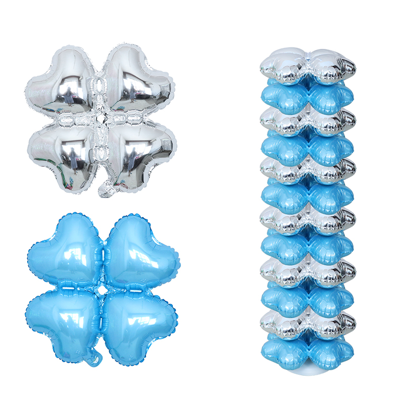 10pcs 18inch 4Petals Flower Al - Wedding Balloon Arch review and price