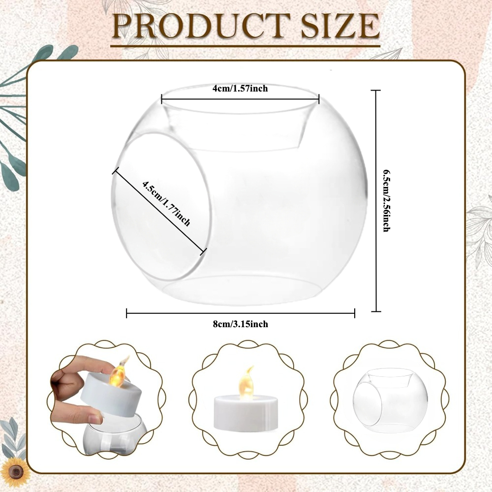 6/12pcs Glass Round Hollow Can - Wedding Fountain review and price
