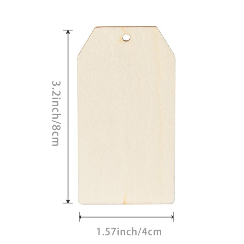 10 Pcs Wooden Gift Tags, Natur - Wedding Supply Rentals review and price