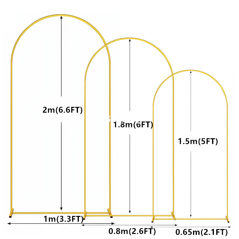 1pc Gold Metal Arch Backdrop S - Confetti Balloon Set review and price