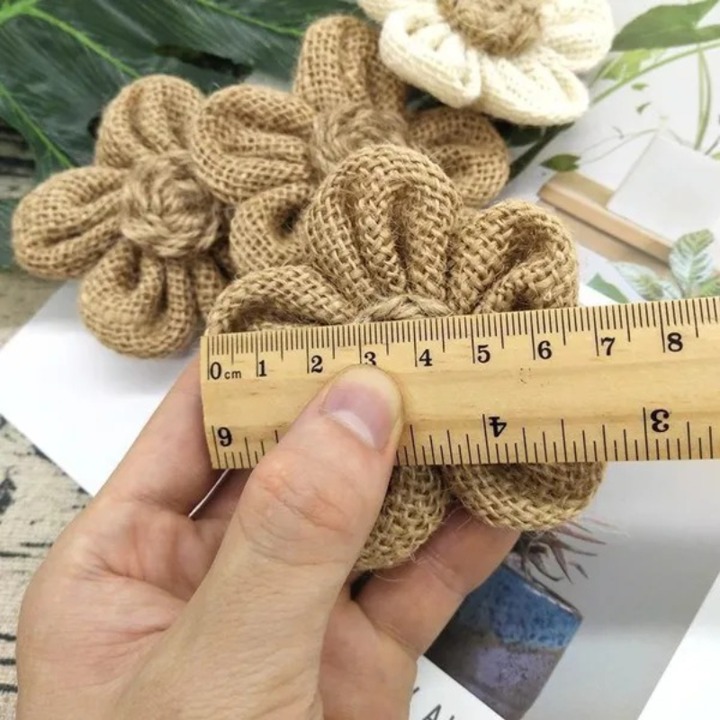 10Pcs Handmade Natural Jute Bu - Wedding Supply Rentals review and price