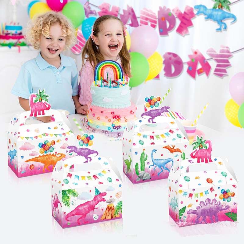 4/24Pcs Pink Dinosaur Candy Bo - Wedding Cake Supply review and price