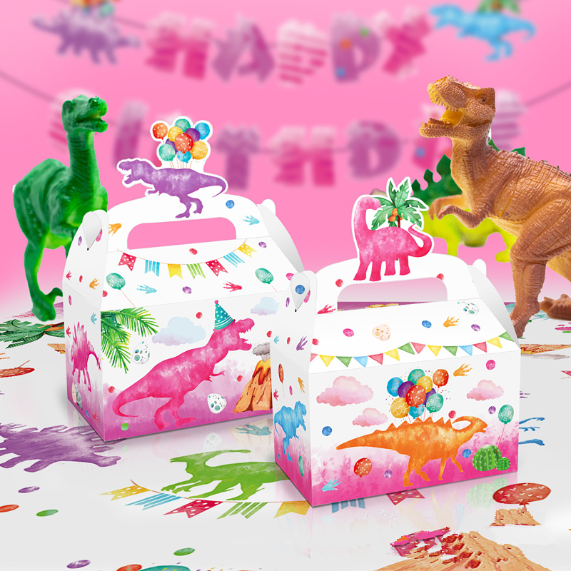 4/24Pcs Pink Dinosaur Candy Bo - Wedding Cake Supply review and price