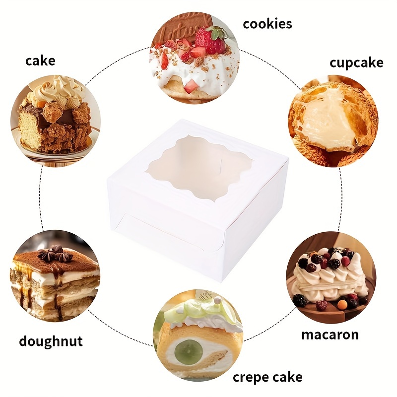 10Pcs Kraft Paper Cake Candy B - Wedding Cake Supply review and price