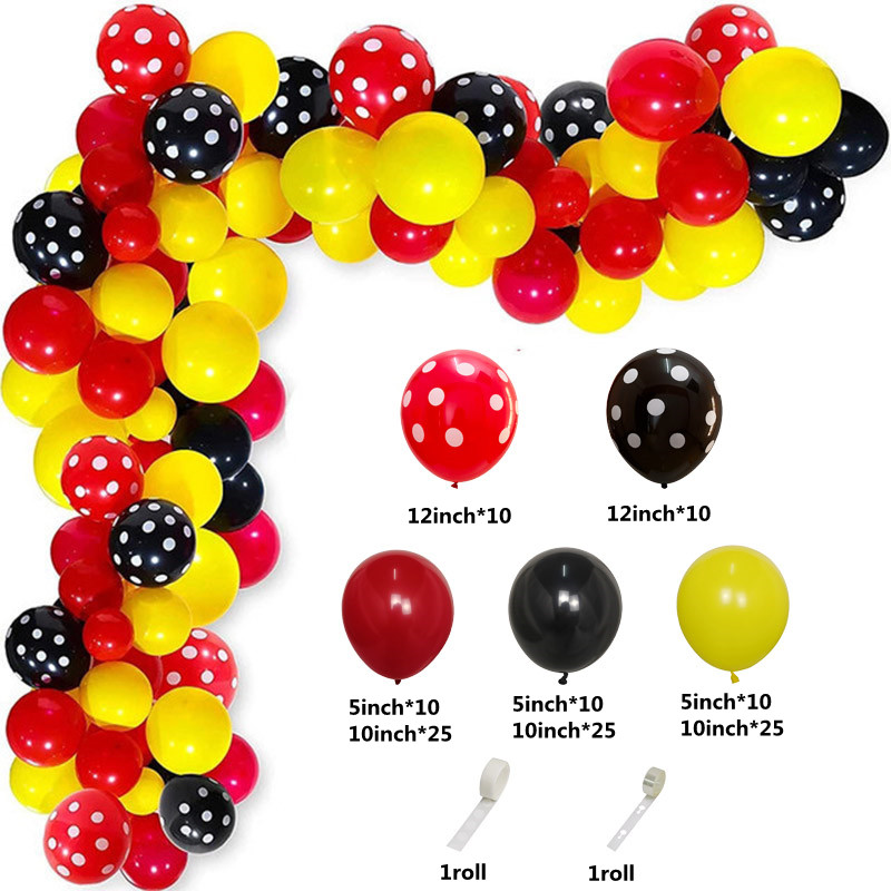 Red Black Yellow Balloon Garla - Wedding Supply Kit review and price