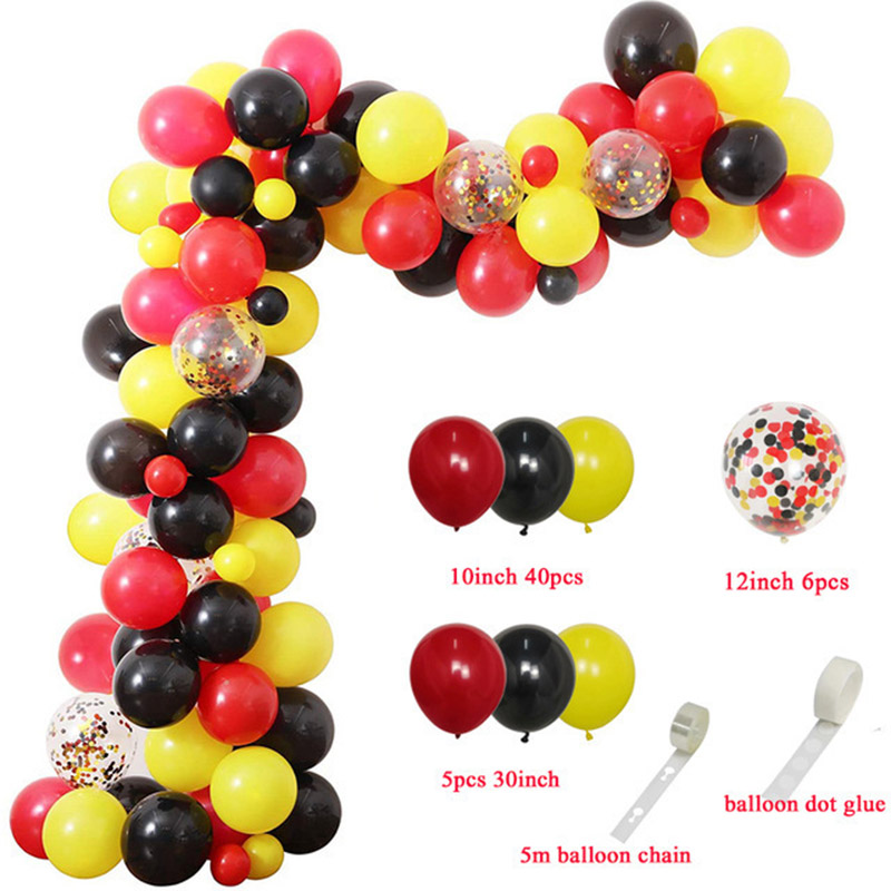 Red Black Yellow Balloon Garla - Wedding Supply Kit review and price