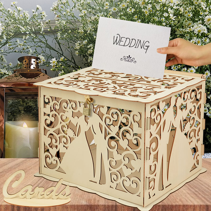 Wedding Wooden Gifts Card Boxe - Wedding Supply Rentals review and price