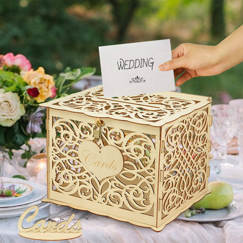 Wedding Wooden Gifts Card Boxe - Wedding Supply Rentals review and price