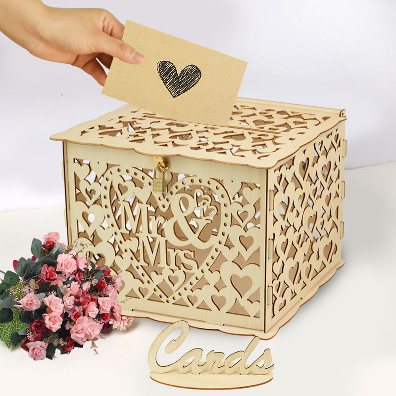 Wedding Wooden Gifts Card Boxe - Wedding Supply Rentals review and price