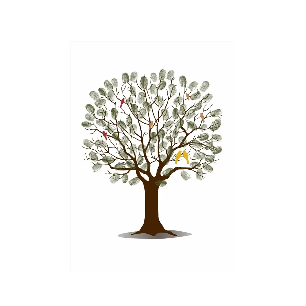 Wedding Fingerprint Tree Canva - Wedding Souvenir review and price