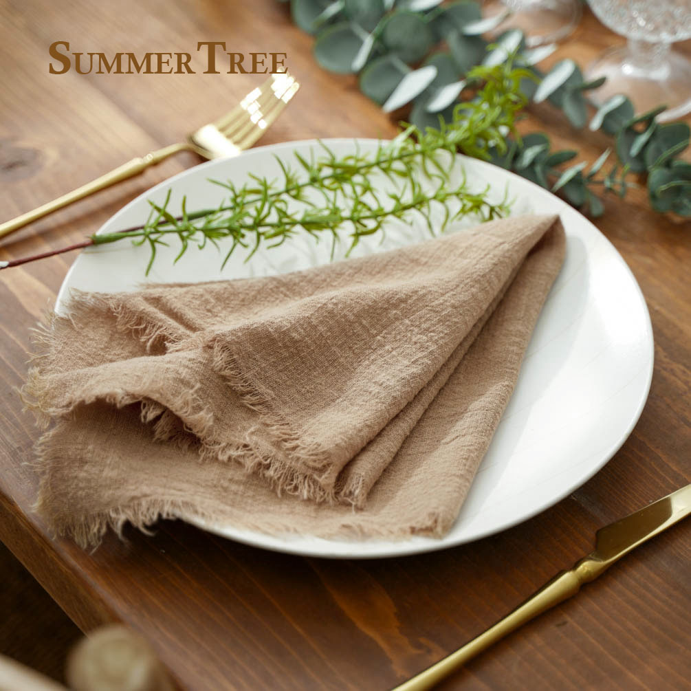12pcs Retro Napkins 42x42cm Ru - Wedding Supply Rentals review and price