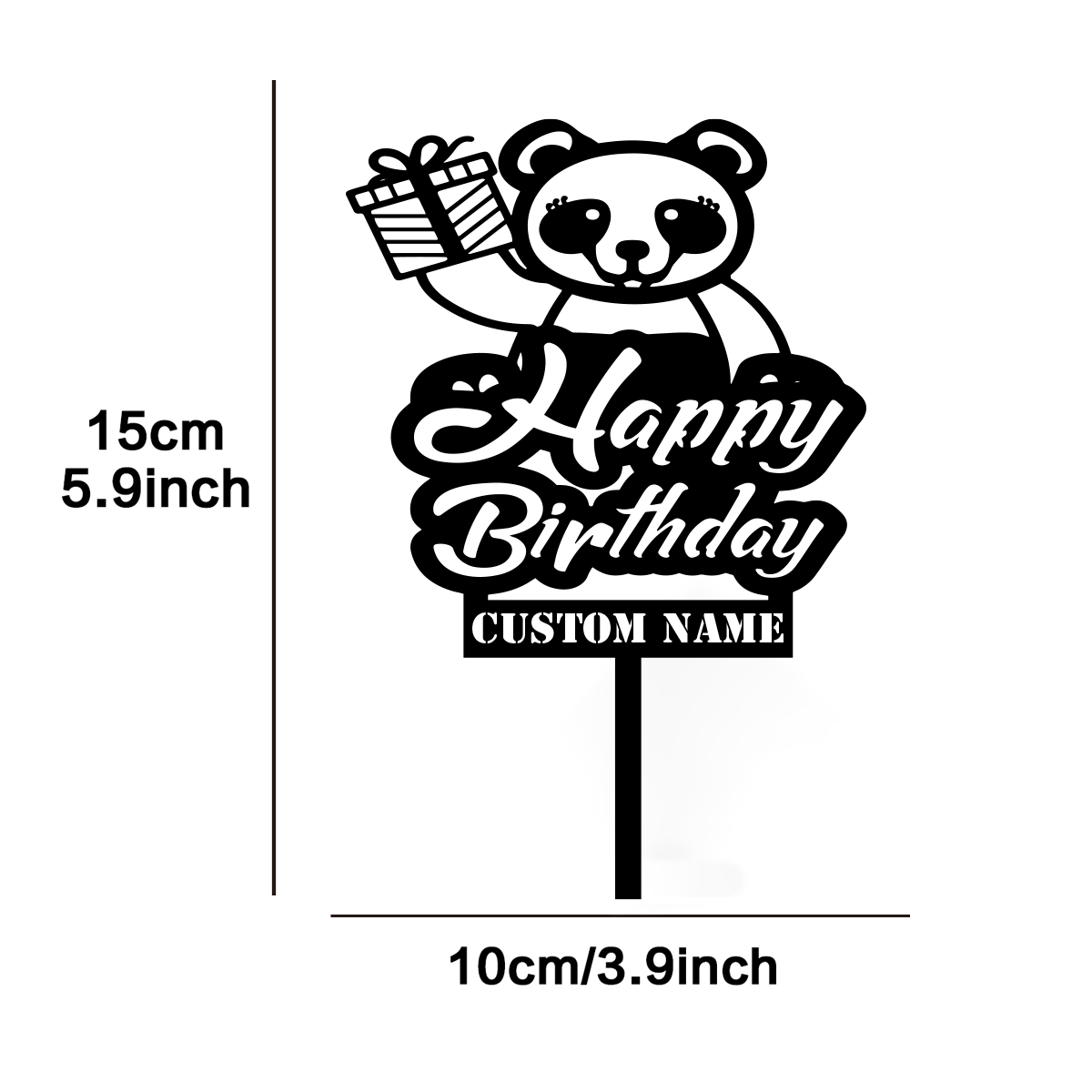1PC Cute Happy birthday wishes - Wedding Cake Supply review and price
