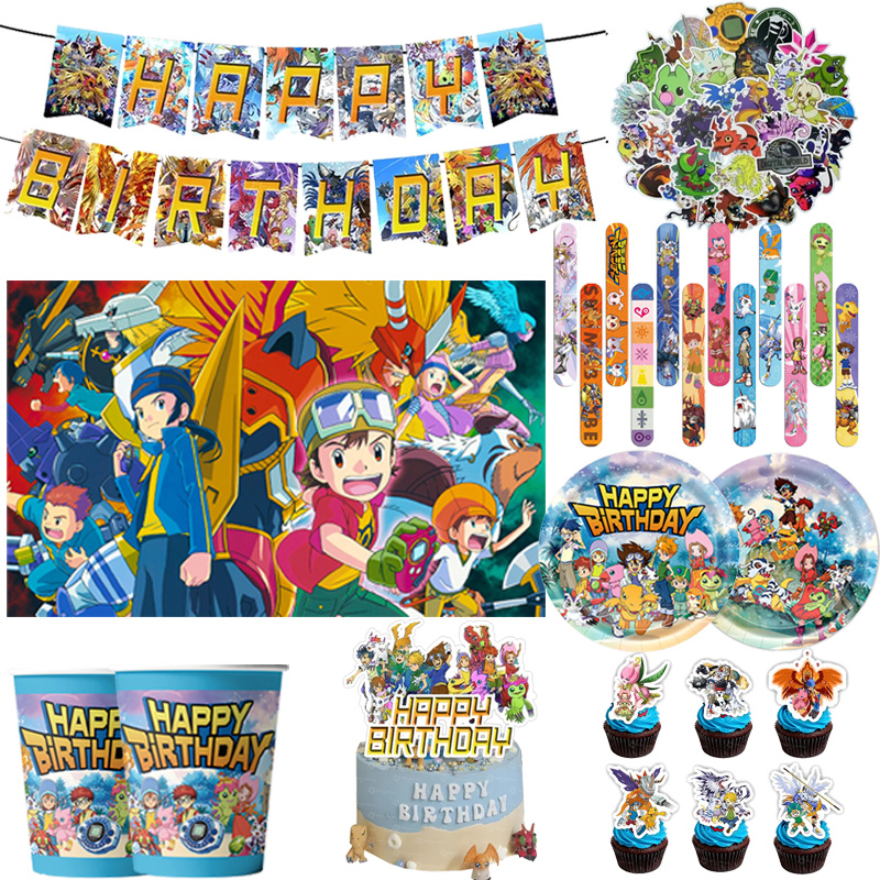 Digimon Themed Birthday Party  - Wedding Supply Kit review and price