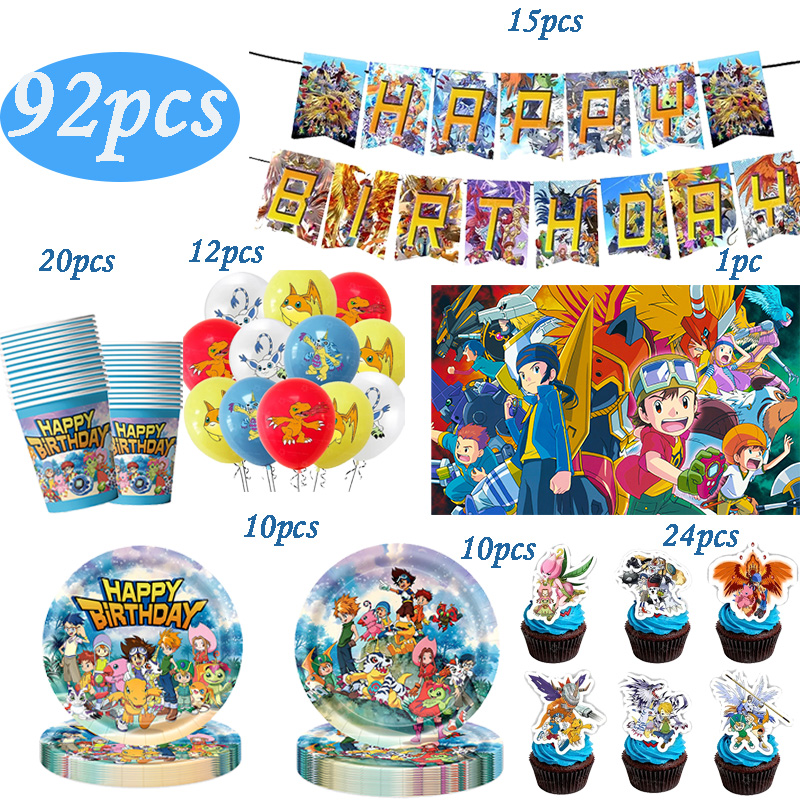 Digimon Themed Birthday Party  - Wedding Supply Kit review and price