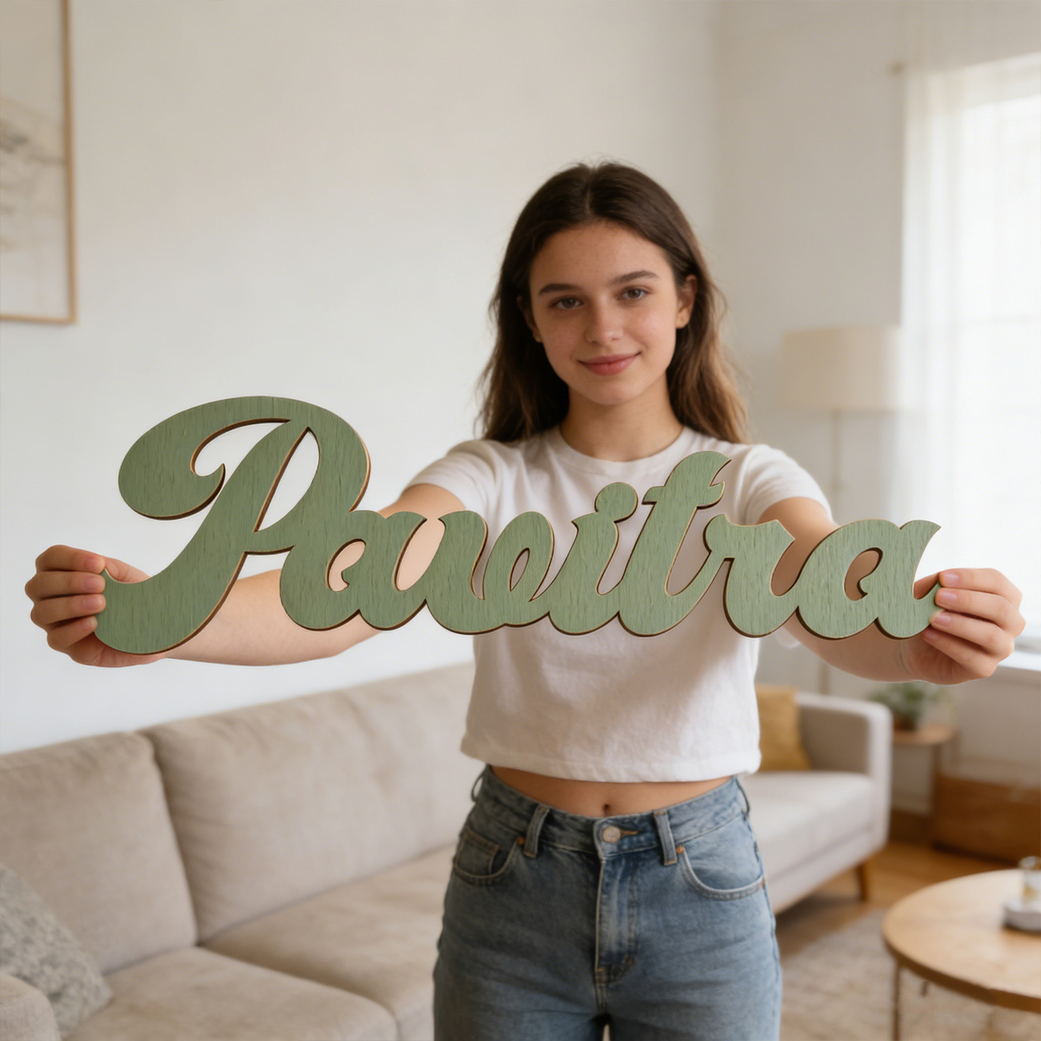 1pc Customized wooden wall dec - Wedding Souvenir review and price