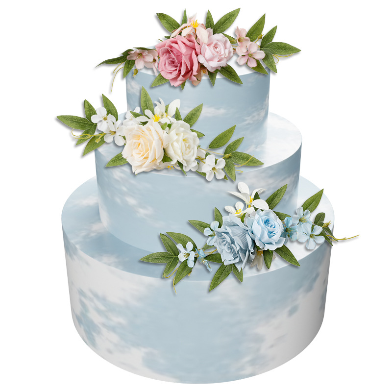 Yannew Pre-made Pink White Cak - Wedding Supply Rentals review and price